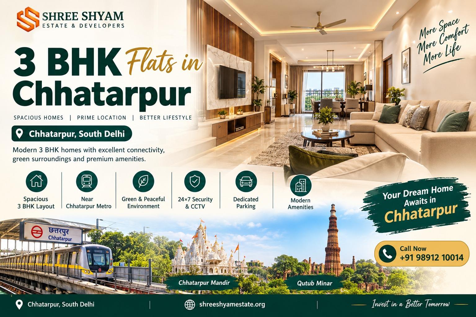 3 bhk flats in chhatarpur (1)