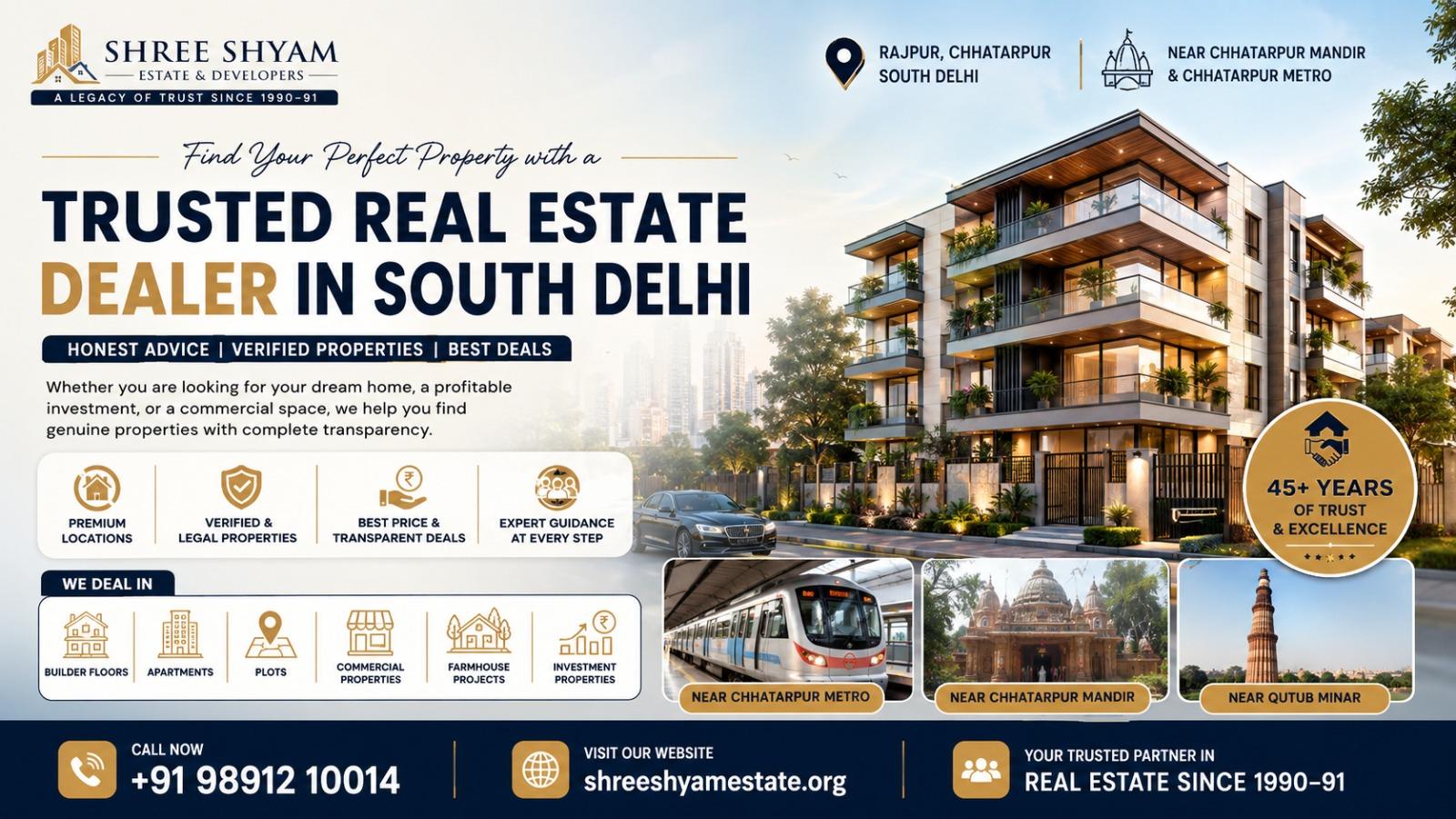 Real Estate Dealer in South Delhi